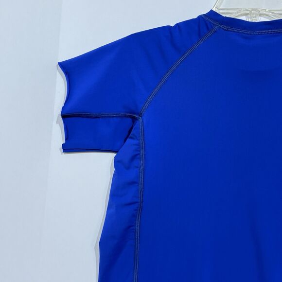 Mens Kekly’s Surf Shop Rash Guard Shirt Short Sleeve Compression Size M Blue - Picture 14 of 16